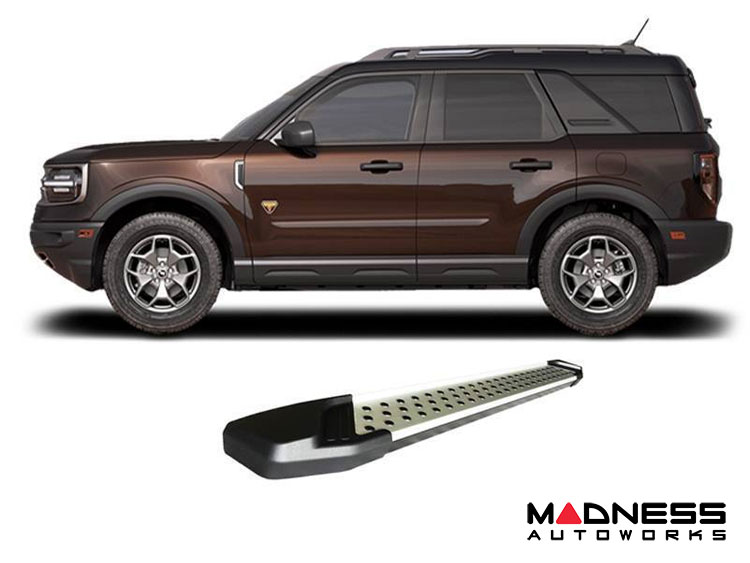 Ford Bronco Sport Running Boards - Vortex - Aluminum